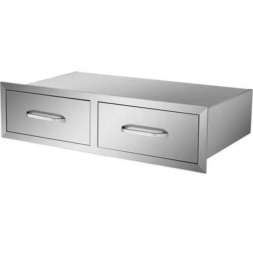 Vevor 75x25 cm BBQ stalčius su spintele