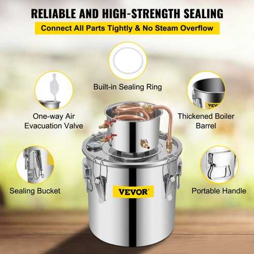 Vevor distiliavimo rinkinys su vandens pompa 36 ltr