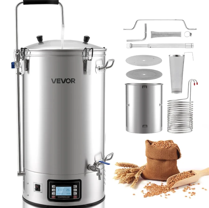 VEVOR Elektrinė alaus gamybos sistema, 60 l talpa, 3000W
