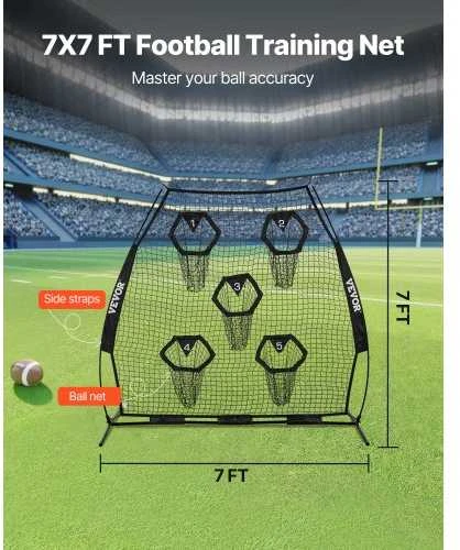 Vevor Futbolo treniruoklis su taikinių tinklu 2134 mm