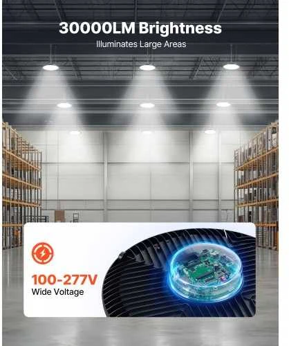 Vevor 10 vnt. LED aukštamačio šviestuvai