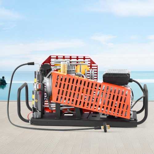 VEVOR PCP oro kompresorius 4500PSI su keturiais cilindrais