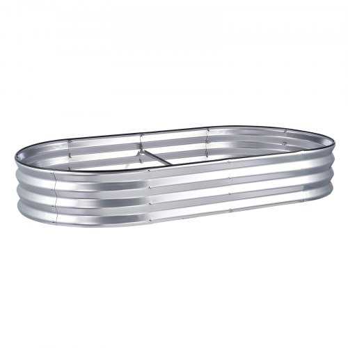 Vevor Cinkuota metalinė dėžė daržovėms 180x90x30cm