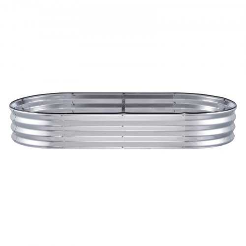Vevor Cinkuota metalinė dėžė daržovėms 180x90x30cm