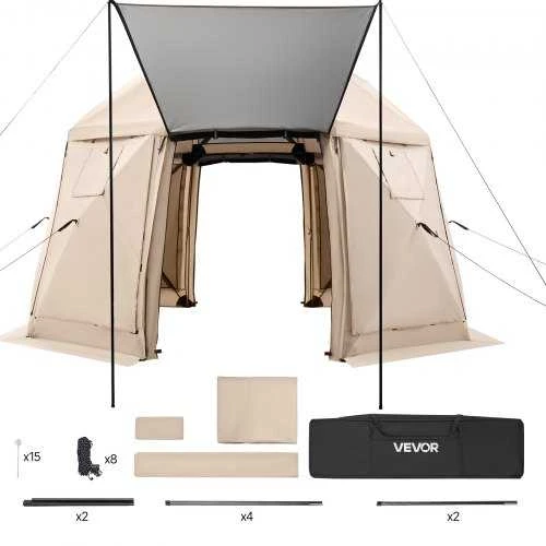 VEVOR Išskleidžiama pavėsinė 3.6x3.6 m, sferinė