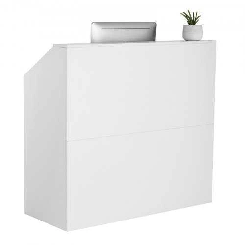 VEVOR recepcijos stalelis baltas 118 cm