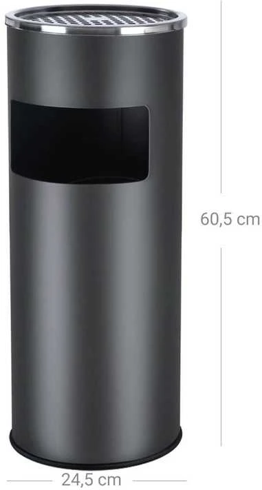 Songmics Stovinti peleninė juoda