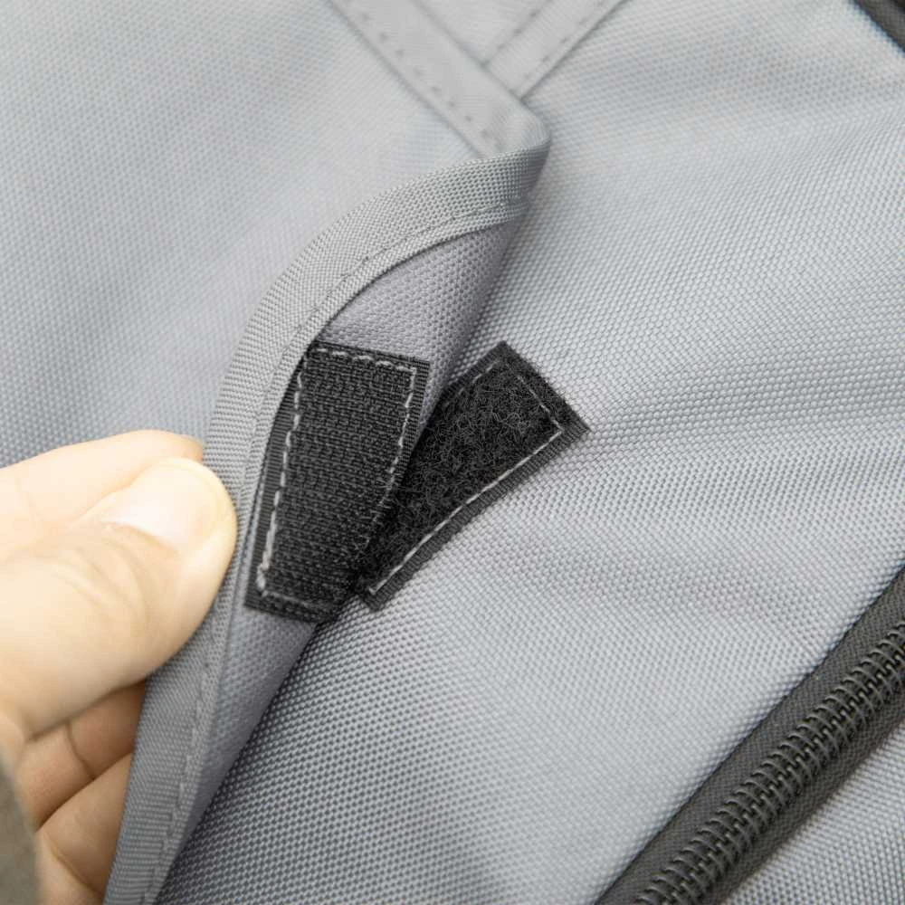PawHut šunų vežimėlis, sulankstomas vežimėlis šunims, šunų vežimėlis su pagalve, vežimėlis katėms iki 20 kg, vežimėlis katėms, tinklelis, Oksfordo audinys, pilka + juoda
