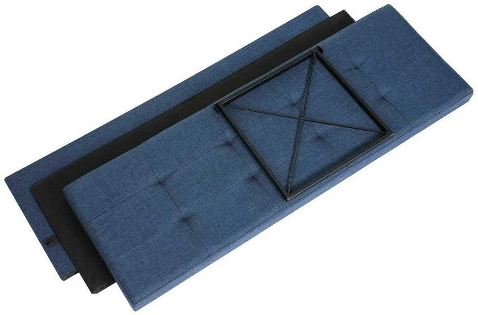 Songmics Krūtinė 110 cm tamsiai mėlyna