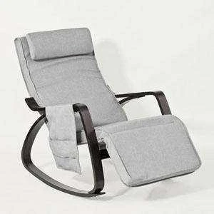 SoBuy supamasis fotelis su kojų atrama FST20-HG