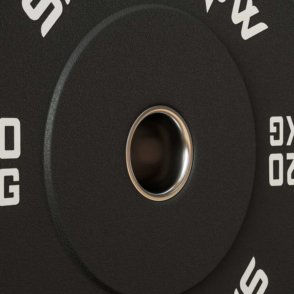 SPORTNOW 2 vienetų hantelių svorių rinkinys, 2 x 20 kg svoriai, svorių diskų rinkinys, svorių diskai 5 cm hantelių strypui, Ø 50 mm anga, juodi