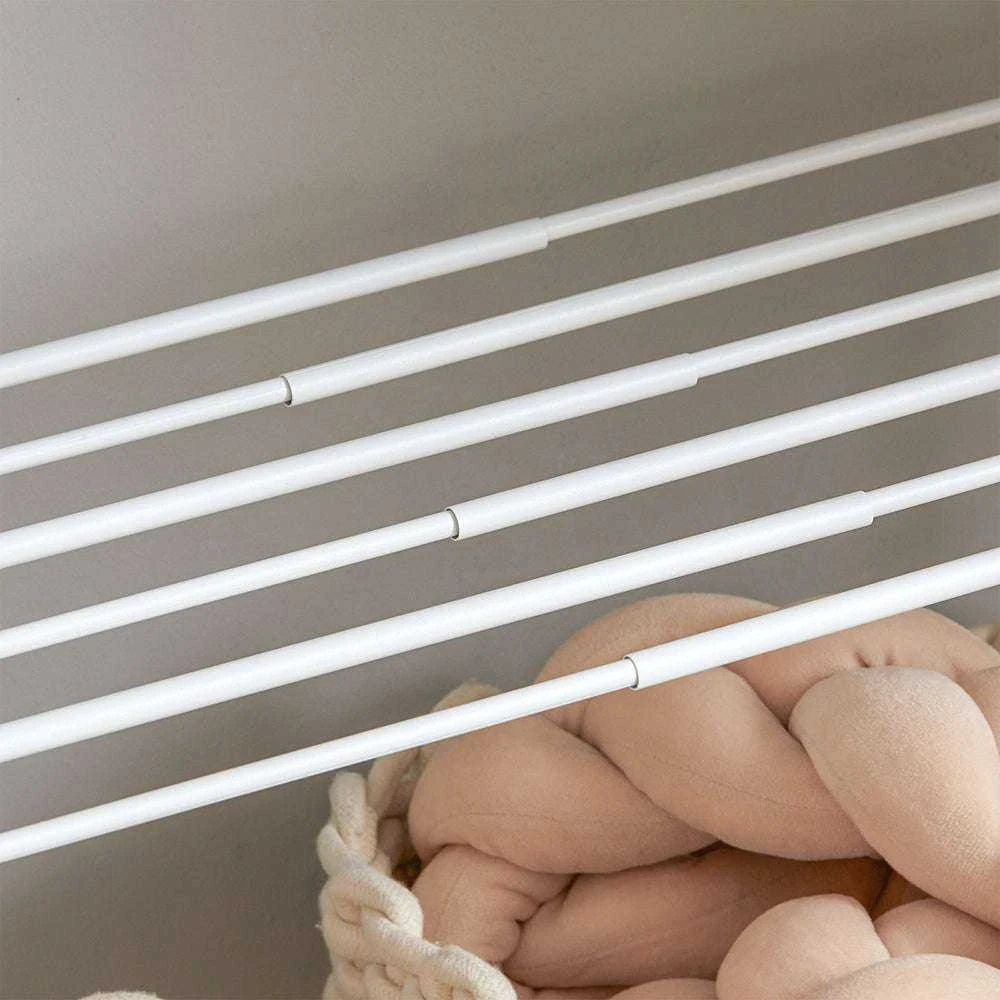 SoBuy teleskopinė drabužių spintos sistema, teleskopinis strypas, drabužių kabykla, reguliuojama tvarkymo sistema KLS07-W