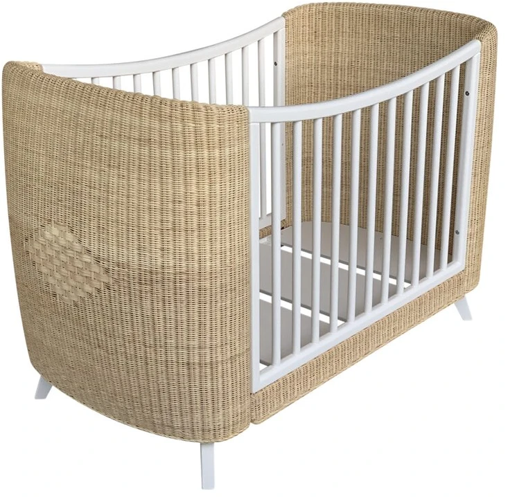Theobebe Coquillage Transformuojama lova 70 x 140 – Balta, kreminė