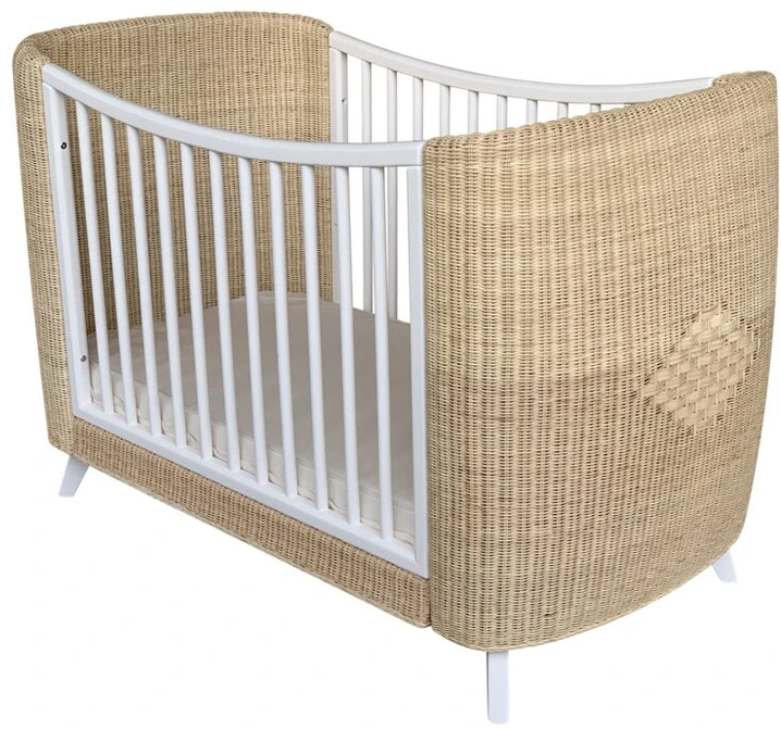 Theobebe Coquillage Transformuojama lova 60 x 120 – Balta, kreminė