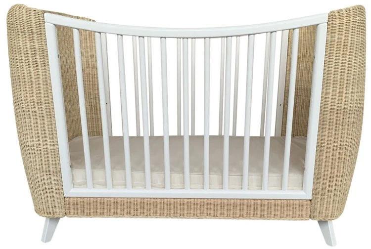 Theobebe Coquillage Transformuojama lova 60 x 120 – Balta, kreminė