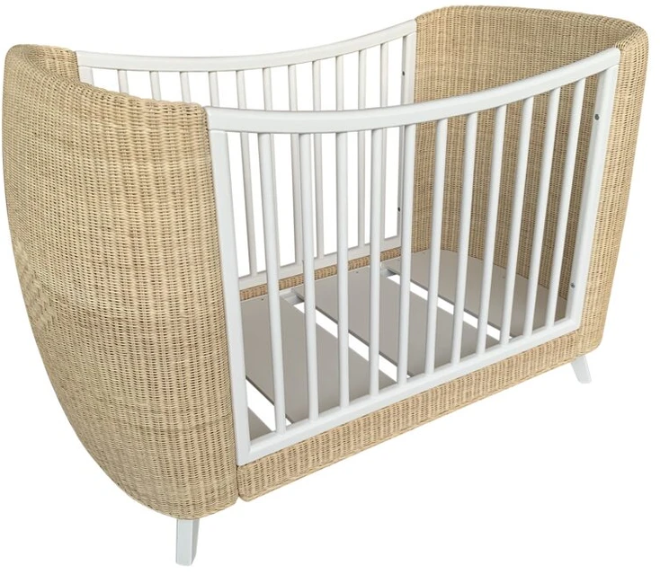 Theobebe Coquillage Transformuojama lova 70 x 140 – Balta, kreminė