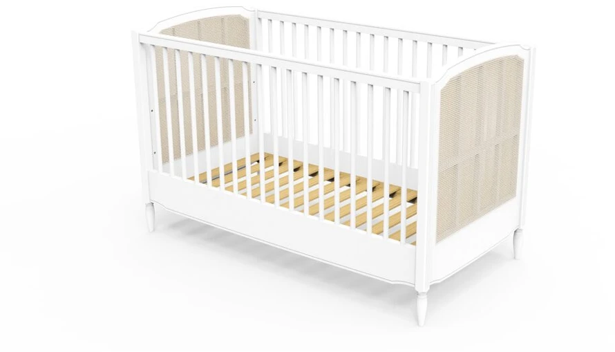 Theobebe HERMIONE lova 70x140, 86 cm - Balta