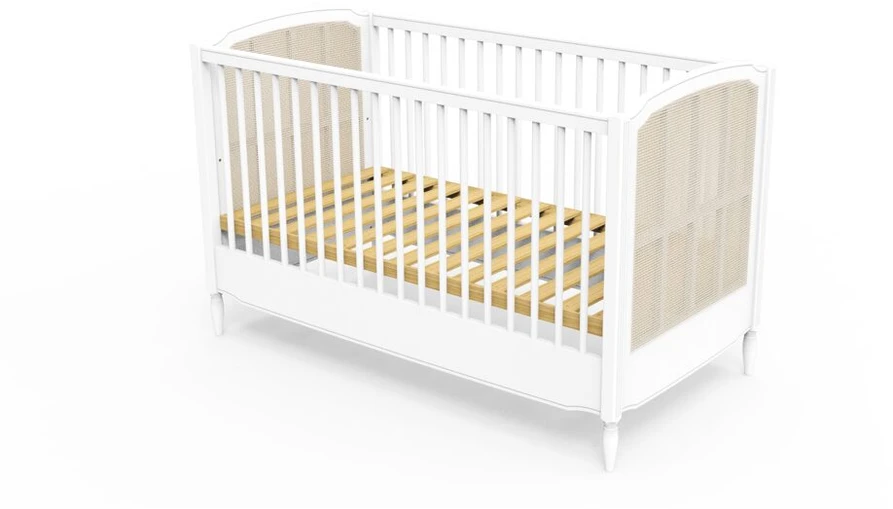 Theobebe HERMIONE lova 70x140, 86 cm - Balta