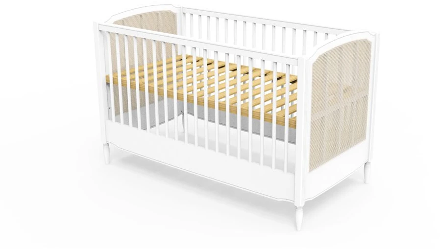 Theobebe HERMIONE lova 70x140, 86 cm - Balta