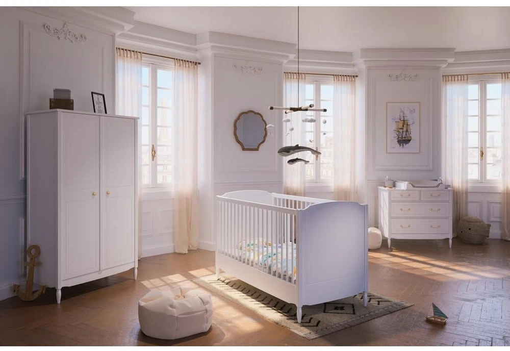 Theobebe LAFAYETTE lova 70x140, 86 cm - Balta