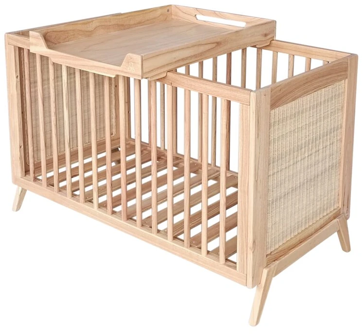 Theobebe MARELIA BOIS transformuojama lova 60x120 - Natūrali