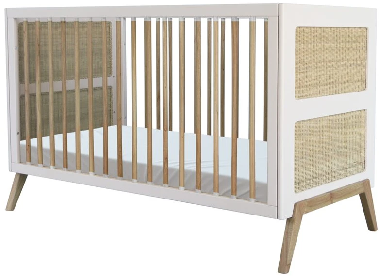 Theobebe Marelia Daugiapakopė transformuojama lova 70 x 140 – Balta, kreminė