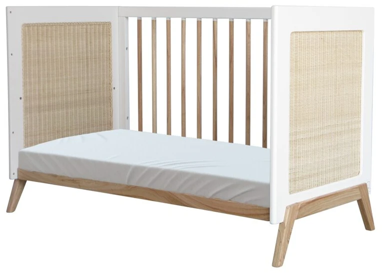 Theobebe Marelia Transformuojama lova 60 x 120 – Balta, kreminė