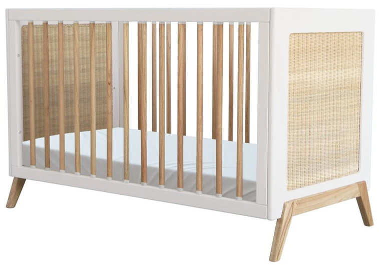 Theobebe Marelia Transformuojama lova 60 x 120 – Balta, kreminė