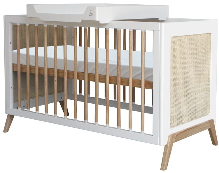Theobebe Marelia Transformuojama lova 60 x 120 – Balta, kreminė