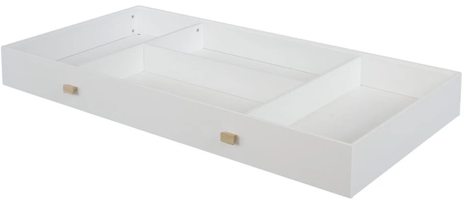 Theobebe Marelie Ištraukiama lova-stalčius 70 x 140 – Balta