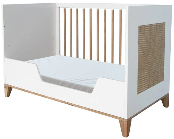 Theobebe Nami Transformuojama lova 60 x 120 – Balta, kreminė