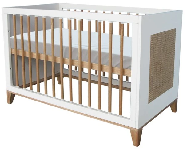 Theobebe Nami Transformuojama lova 60 x 120 – Balta, kreminė