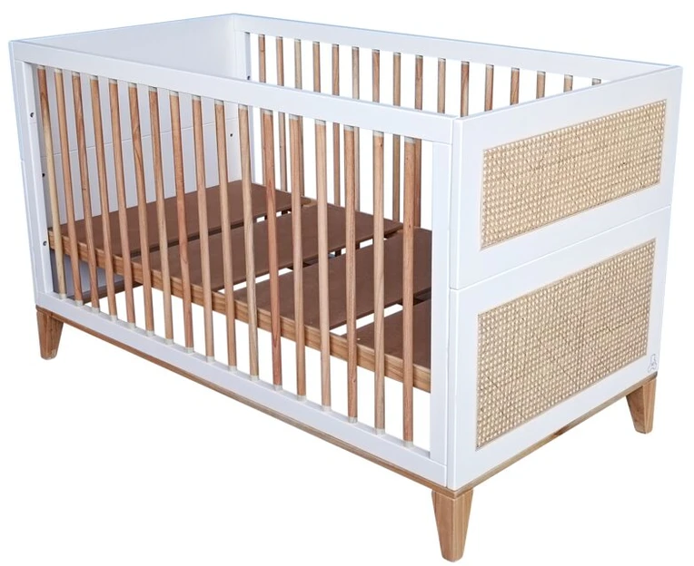 Theobebe Nami Transformuojama lova 70 x 140 – Balta, kreminė
