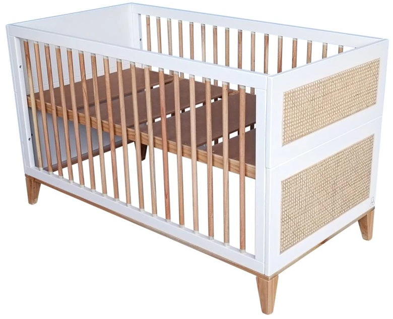 Theobebe Nami Transformuojama lova 70 x 140 – Balta, kreminė