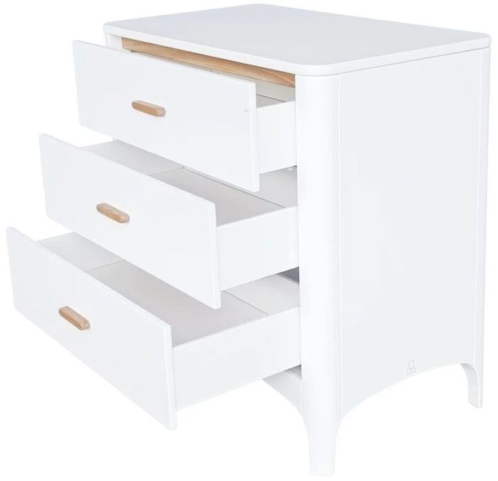Theobebe NEREE didelė komoda 88.8 cm - Balta