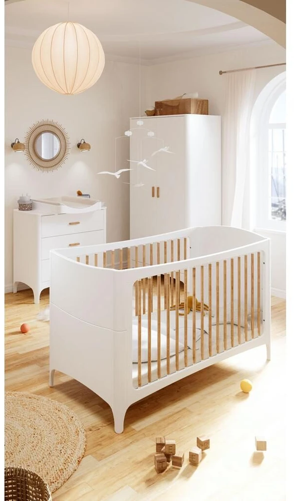 Theobebe NEREE lova 70x140, 88.8 cm - Balta