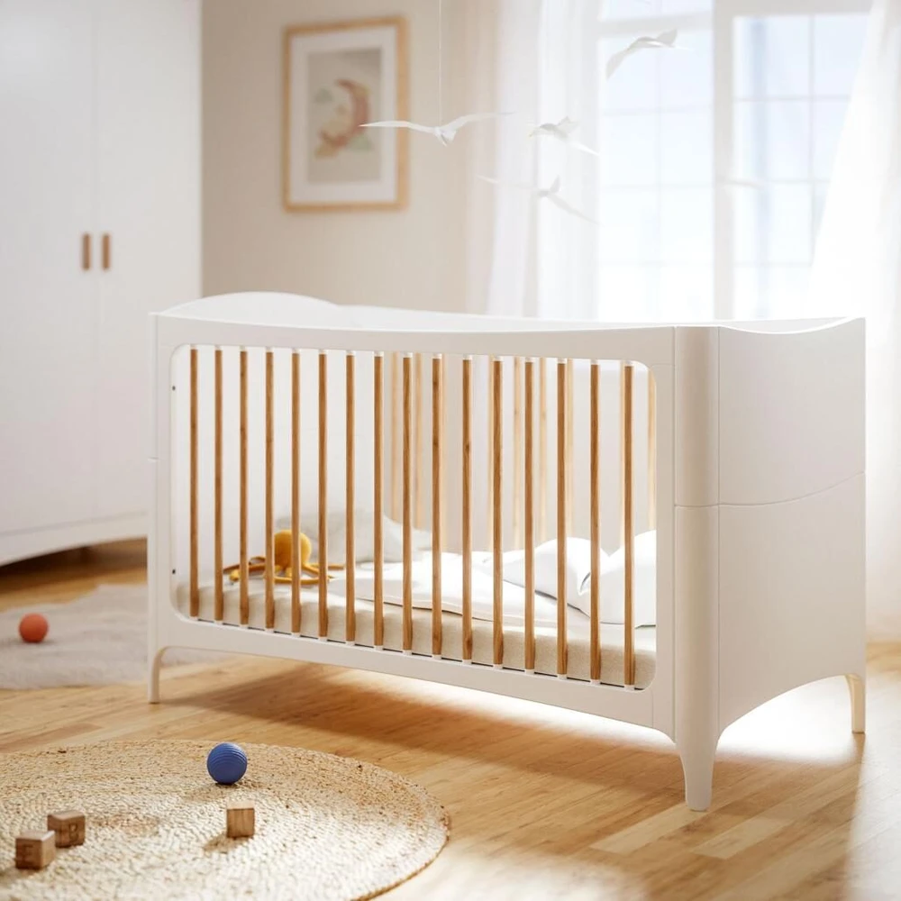 Theobebe NEREE lova 70x140, 88.8 cm - Balta