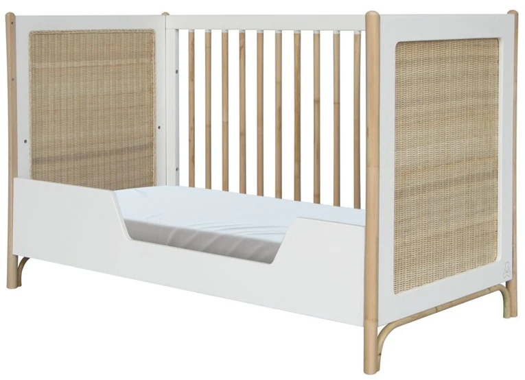 Theobebe Oceania Transformuojama lova 60 x 120 – Balta, kreminė