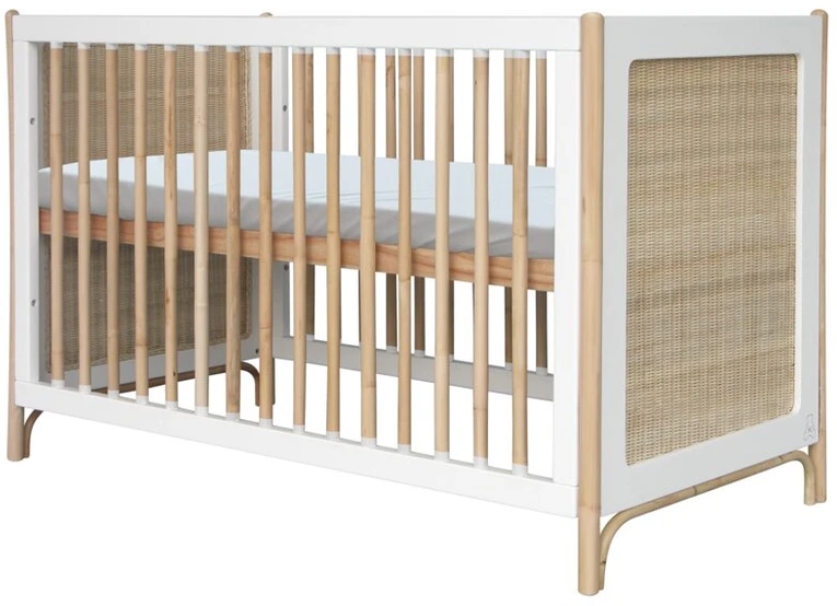 Theobebe Oceania Transformuojama lova 60 x 120 – Balta, kreminė
