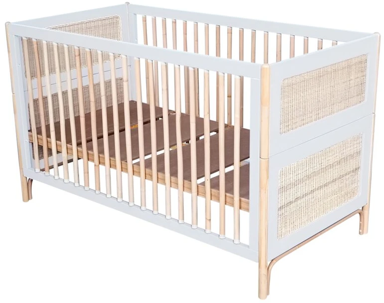 Theobebe Oceania Transformuojama lova 70 x 140 – Balta, kreminė