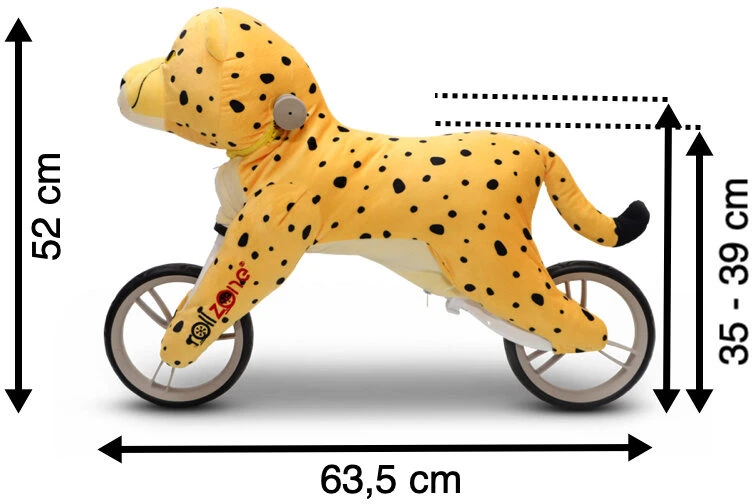 Toycars Balansinis dviratis, Cheetah, 63.5x15x52 cm