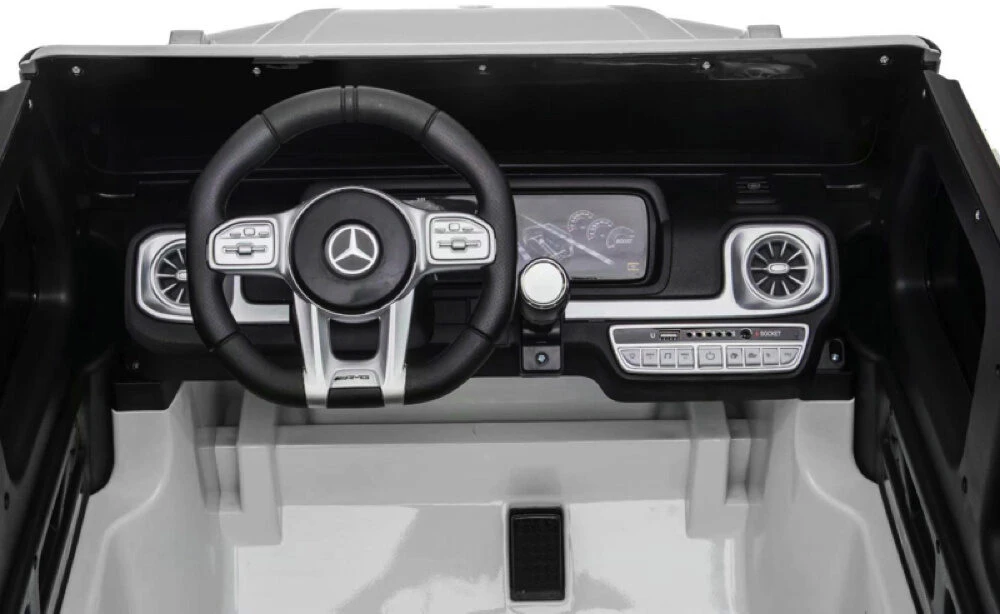 Toycars Baterijomis varomas automobilis, Mercedes G63 AMG, 143x82x64 cm, Baltas
