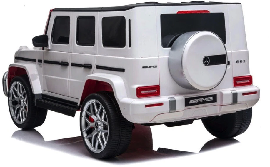 Toycars Baterijomis varomas automobilis, Mercedes G63 AMG, 143x82x64 cm, Baltas
