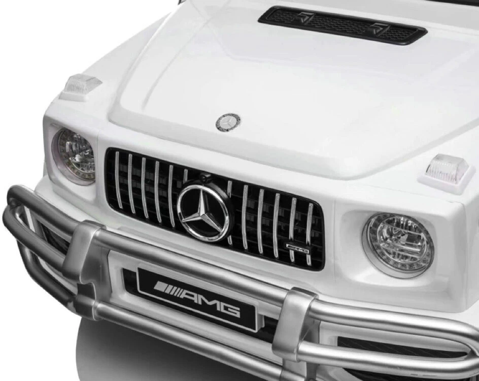 Toycars Baterijomis varomas automobilis, Mercedes G63 AMG, 143x82x64 cm, Baltas