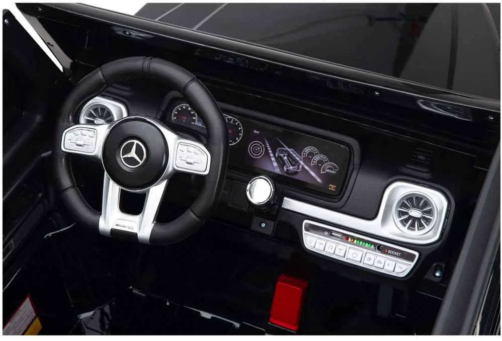 Toycars Baterinis transporto priemonė, Mercedes G63 AMG, Juoda