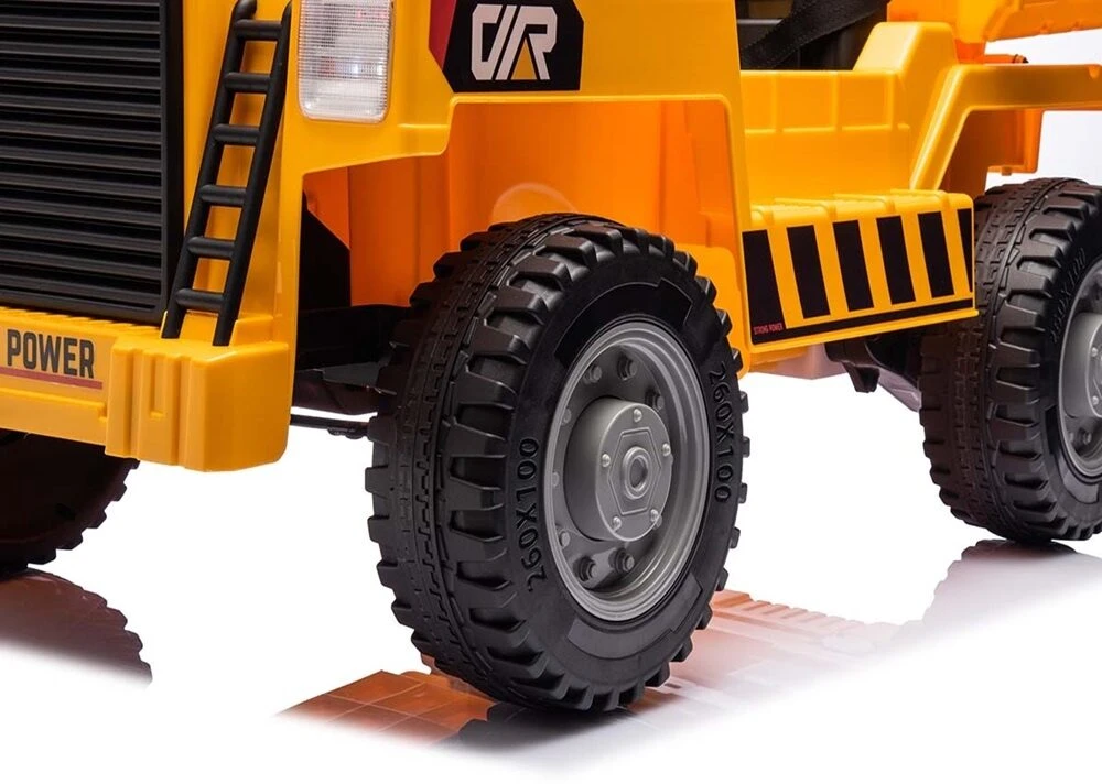 Toycars Darbo transporto priemonė, 110x71x62 cm, Geltona