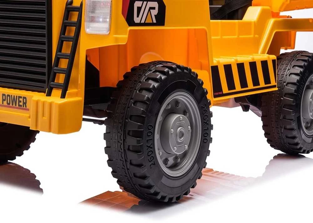Toycars Darbo transporto priemonė, 110x71x62 cm, Geltona