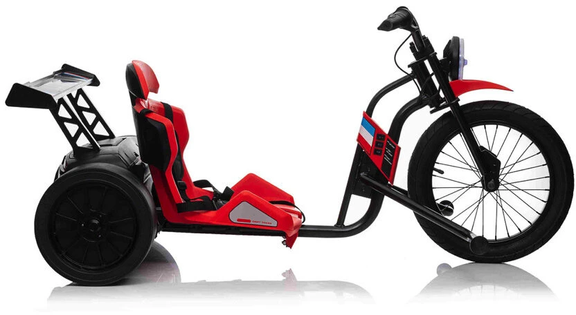 Toycars Drift Trike, 110x77x54 cm, Raudonas