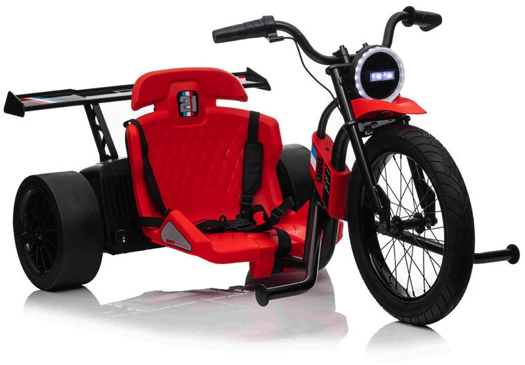 Toycars Drift Trike, 110x77x54 cm, Raudonas