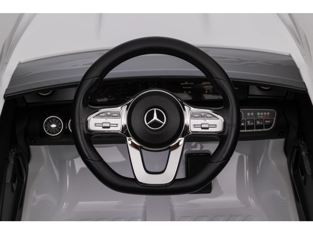 Toycars Elektrinis automobilis, Mercedes CLA 45 S AMG, 110x61x45 cm, Balta
